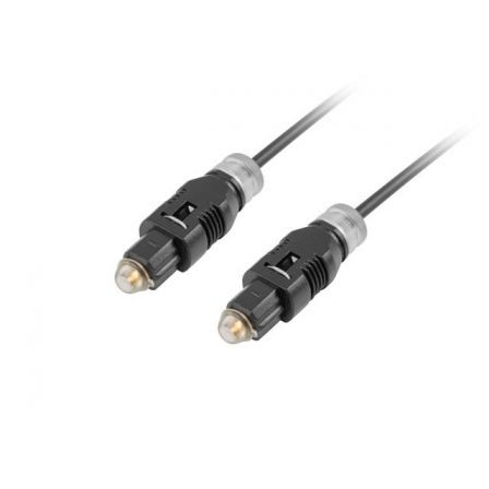 Lanberg Cable de audio digital óptico Toslink CA-TOSL-10CC-0020-BK 2m negro